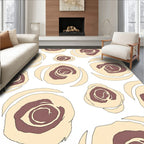 Abstract Rose Pattern Design Rug