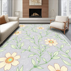 Delicate Floral Vine Pattern Rug
