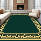 Ornate Greco-Roman Maze Patterned Rug