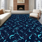 Chic Abstract Flowing Pattern Rug
