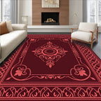 Intricate Floral Geometric Filigree Rug