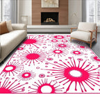 Abstract Starburst Pattern Rug