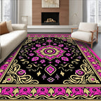 Ornate Floral Mandala Pattern Rug