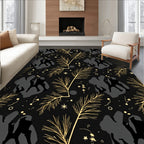 Golden Camel Constellation Night Rug