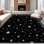 Night Sky Star Pattern Rug