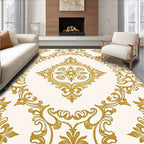 Regal Gold Ornament Pattern Rug