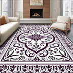 Ornate Floral Mandala Design Rug
