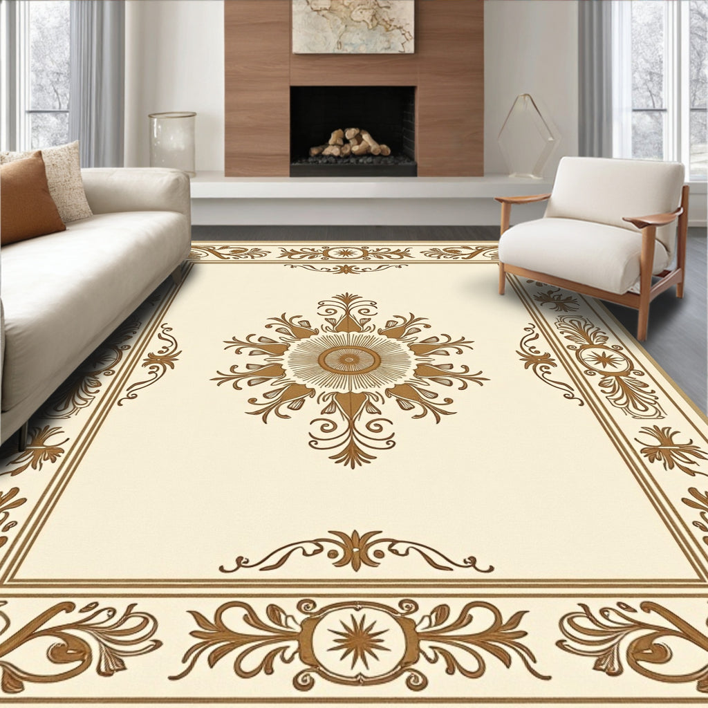 Classic Floral Medallion Ornament Rug