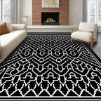 Bold Geometric Abstract Contemporary Rug