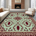 Ornate Floral Medallion Pattern Rug