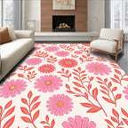 Groovy Floral Pattern Rug