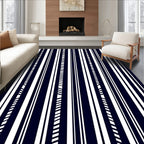 Classic Vertical Lines Design Rug