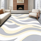 Modern Swirl Abstract Pattern Rug