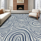 Abstract Woven Lines Pattern Rug