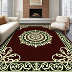 Central Mandala Ornate Border Design Rug