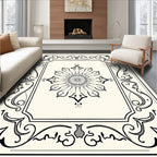 Ornate Floral Symmetry Rug