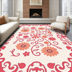 Floral Vine Decorative Pattern Rug