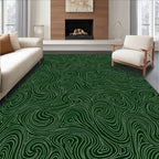 Abstract Swirl Pattern Rug