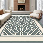 Modern Geometric Lines Pattern Rug