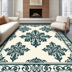 Ornate Floral Symmetry Rug