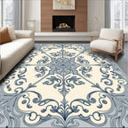 Ornate Laurel Pattern Design Rug