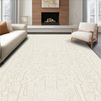 Abstract Linear Ancient Symbol Pattern Rug