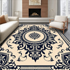 Vintage Floral Mandala Pattern Rug