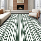Striped Ethnic Pattern Design Rug