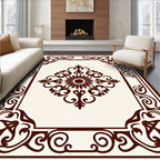 Grand Floral Medallion Frame Rug