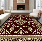 Classic Floral Scrollwork Medallion Rug