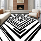 Monochromatic Geometric Tunnels Rug