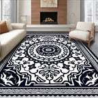 Ornate Mandala Geometric Pattern Rug