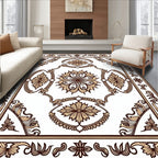 Elaborate Floral Center Medallion Rug