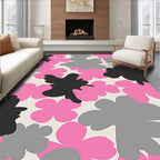 Abstract Floral Pattern Rug