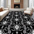 Art Nouveau Floral Pattern Rug