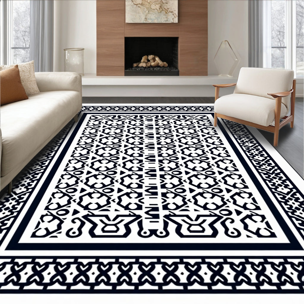 Intricate Classic Geometric Pattern Rug