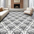 Art Deco Fan Pattern Rug