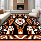 Bold Tribal Geometric Pattern Rug