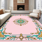 Floral Mandala Border Design Rug