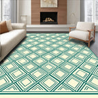 Diamond Pattern Geometric Design Rug