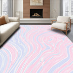 Pastel Marble Swirl Pattern Rug