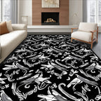 Birds and Floral Whimsical Pattern Rug