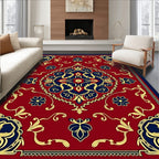 Rich Floral Medallion Pattern Rug