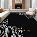 Elegant Swirling Pattern Rug