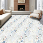 Abstract Floral Watercolor Art Rug