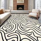 Abstract Line Art Pattern Rug