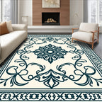 Classic Floral And Border Design Rug