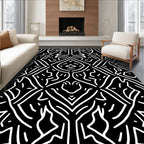 Geometric Organic Abstract Design Rug