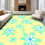 Daisy Mandala Pattern Rug
