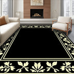 Classic Ivory Vine Border Rug